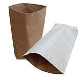 Yuzet, sacchetti di carta a tre strati, capacità di 32 kg e dimensioni di 55 cm x 85 cm, colore bianco foto / EUR 15,58
