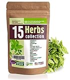 15 Culinary Herb Seeds Variety - USA Grown for Indoor or Outdoor Garden - Heirloom and Non GMO - Basil, Parsley, Cilantro, Dill, Rosemary, Mint, Thyme, Oregano, Tarragon, Chives, Sage, Arugula & More photo / $14.91 ($0.99 / Count)