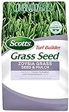 Scotts Turf Builder Grass Seed Zoysia Grass Seed and Mulch, 5 lb. - Full Sun and Light Shade - Thrives in Heat & Drought - Grows a Tough, Durable, Low-Maintenance Lawn - Seeds up to 2,000 sq. ft. photo / $53.98