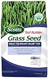 Scotts Turf Builder Grass Seed Heat-Tolerant Blue Mix For Tall Fescue Lawns, 3 Lb. - Full Sun and Partial Shade -Superior Resistance to Heat, Drought and Disease - Seeds up to 750 sq. ft. photo / $29.93