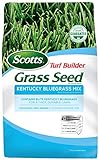 Scotts Turf Builder Grass Seed Kentucky Bluegrass Mix - 7 lb., Use in Full Sun, Light Shade, Fine Bladed Texture, and Medium Drought Resistance, Seeds up to 4,660 sq. ft. photo / $40.29 ($5.76 / Pound)