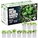 photo REALPETALED Indoor Herb Garden 10 Non-GMO Herbs– Complete Kitchen Herb Garden with 10 Reusable Pots, Drip Trays, Soil Discs and Seed Packets