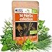 photo 14 Culinary Herb Seeds Pack - Heirloom and Non GMO, Grown in USA - Indoor or Outdoor Garden - Basil, Parsley, Dill, Cilantro, Rosemary, Mint, Thyme, Oregano, Tarragon, Chives, Sage & More