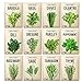 photo SOWER'S SOURCE Herb Seeds For Planting - 12 Non-GMO Herb Garden Seeds for Planting Herbs: Basil Seeds, Dill, Chives, Oregano, Sage, Peppermint, Cilantro, Thyme, Rosemary, Tarragon, Parsley, Arugula