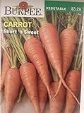 Burpee 66654 Carrot Short 'n Sweet Seed Packet photo / $6.95