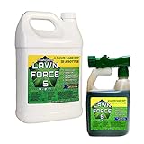 Nature’s Lawn – Lawn Force 5 Phosphorus Free – Liquid Lawn Fertilizer, Aerator, Dethatcher, with Humic & Fulvic Acid, Kelp Seaweed, and Mycorrhizae – Non-Toxic, Pet-Safe (DIY Starter Kit) photo / $74.99