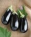 photo David's Garden Seeds Eggplant Nadia 7492 (Black) 25 Non-GMO, Hybrid Seeds