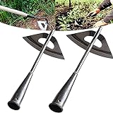 cdbz All-Steel Hardened Hollow Hoe,Garden Hoes for Weeding,Hollow Hoe for Gardening,Hoe Garden Tool,Garden Hoe for Backyard Weeding, Loosening, Farm Planting photo / $24.99