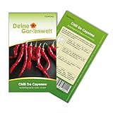 Chili De Cayenne Samen - Capsicum annuum - Chilisamen - Gemüsesamen - Saatgut für 30 Pflanzen foto / 1,99 € (0,07 € / stück)