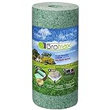 Grotrax Biodegradable Grass Seed Mat - 55 SQFT Year Round - Grass Seed and Fertilizer All in One for Lawns, Dog Patches & Shade - Just Roll, Water & Grow - No Fake or Artificial Grass photo / $52.99
