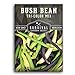photo Survival Garden Seeds - Tri-Color Bean Seed for Planting - Packet with Instructions to Plant and Grow Yellow, Purple, and Green Bush Beans in Your Home Vegetable Garden - Non-GMO Heirloom Variety