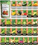 16,000 Heirloom Seeds for Planting Vegetables and Fruits - 32 Variety, Non-GMO Survival Seed Vault photo / $39.99 ($0.00 / Count)