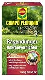 Compo 13300 - Floranid, fertilizzante per prato con diserbante, 1,5 Kg per 50 mq foto / EUR 31,85
