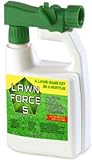 Nature’s Lawn - Lawn Force 5 - Liquid Fertilizer, Aerator, Dethatcher w/Humic + Fulvic Acid, Kelp/Seaweed & Mycorrhizae - Free Sprayer - Pet-Safe - 1qt photo / $29.99