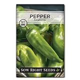 Sow Right Seeds - Anaheim Pepper Seeds for Planting - Non-GMO Heirloom Packet with Instructions to Plant and Grow an Outdoor Home Vegetable Garden - Productive Chili Peppers - Wonderful Gardening Gift photo / $4.99