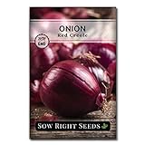 Sow Right Seeds - Red Creole Onion Seed for Planting - Non-GMO Heirloom Packet with Instructions to Plant a Home Vegetable Garden photo / $4.99