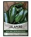 photo Jalapeno Pepper Seeds for Planting Heirloom Non-GMO Jalapeno Peppers Plant Seeds for Home Garden Vegetables Makes a Great Gift for Gardeners by Gardeners Basics