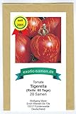 Tigerella - rot-gelb gestreifte Stab-Tomate - alte Sorte - 20 Samen foto / 1,95 €