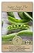 photo Gaea's Blessing Seeds - Sugar Snap Pea Seeds - Non-GMO Seeds for Planting with Easy to Follow Instructions 94% Germination Rate (Pack of 1)