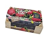 Anzuchtset Holz Kiste - Erdbeeren - Garten Starter Kit mit Pflanzenerde und Samen - Anzucht Schale Mini Pflanzen Gewächshaus inklusive Saatgut und Erde foto / 9,95 €
