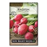 Sow Right Seeds - Cherry Belle Radish Seeds for Planting - Non-GMO Heirloom Packet with Instructions to Plant and Grow an Indoor or Outdoor Home Vegetable Garden - Easy to Grow - Great Gardening Gift photo / $4.99