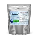 Cesco Solutions Ammonium Sulfate Fertilizer 5lb Bag – 21% Nitrogen 21-0-0 Fertilizer for Lawns, Plants, Fruits and Vegetables, Water Soluble Fertilizer for Alkaline soils. Sturdy Resealable Bag photo / $19.99