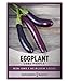 photo Eggplant Seeds for Planting - (Long Purple) is A Great Heirloom, Non-GMO Vegetable Variety- 500 mg Seeds Great for Outdoor Spring, Winter and Fall Gardening by Gardeners Basics