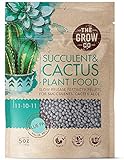 Succulents & Cactus Plant Food - Gentle Long Lasting Formula, Slow Release Fertilizer (Liquid Alternative) for All Potted Succulent, Cacti & Aloe Vera Plants (5 oz) photo / $8.97