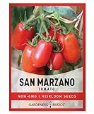San Marzano Tomato Seeds for Planting Heirloom Non-GMO Seeds for Home Garden Vegetables Makes a Great Gift for Gardening by Gardeners Basics photo / $4.95