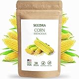 SEEDRA 70+ Corn Seeds for Indoor and Outdoor Planting, Non GMO Hybrid Seeds for Home Garden - 1 Pack photo / $6.99