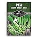 photo Survival Garden Seeds - Sugar Daddy Snap Pea Seed for Planting - Packet with Instructions to Plant and Grow in Delicious Pea Pods Your Home Vegetable Garden - Non-GMO Heirloom Variety