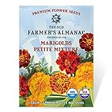 The Old Farmer's Almanac Premium Marigold Seeds (Open-Pollinated Petite Mixture) - Approx 200 Seeds photo / $4.29