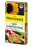 Floragard Bio Kompost-Erde 50 Liter – Pflanzerde für Blumen, Gemüse und Gehölze – mit Bio-Dünger - Gartenerde foto / 14,98 € (0,30 € / Liter)