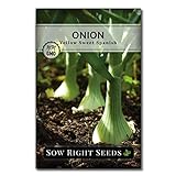 Sow Right Seeds - Yellow Spanish Onion Seed for Planting - Non-GMO Heirloom Packet with Instructions to Plant a Home Vegetable Garden photo / $4.99