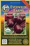Everwilde Farms - 500 Organic Detroit Dark Red Beet Seeds - Gold Vault Packet photo / $3.25