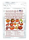 Heirloom Tomato Variety Seed Kit - 15 Tomato Variety - 360+ Seeds by Hoochadoodle Seed Company- Individually Resealable for Long-Term Storage photo / $18.99