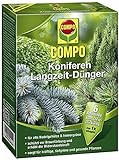 Compo Koniferen Langzeit-Dünger für alle Arten von Nadelgehölzen und Immergrünen, 6 Monate Langzeitwirkung, 4 kg, 70m² foto / 29,99 € (7,50 € / kg)